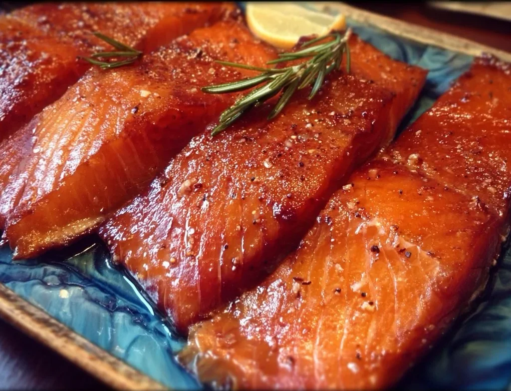 Delicious smoked salmon prepared with a Masterbuilt smoker