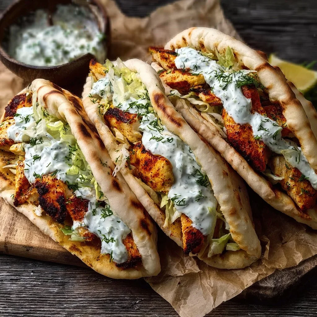 Sheet Pan Chicken Pitas with Herby Ranch for a tasty meal
