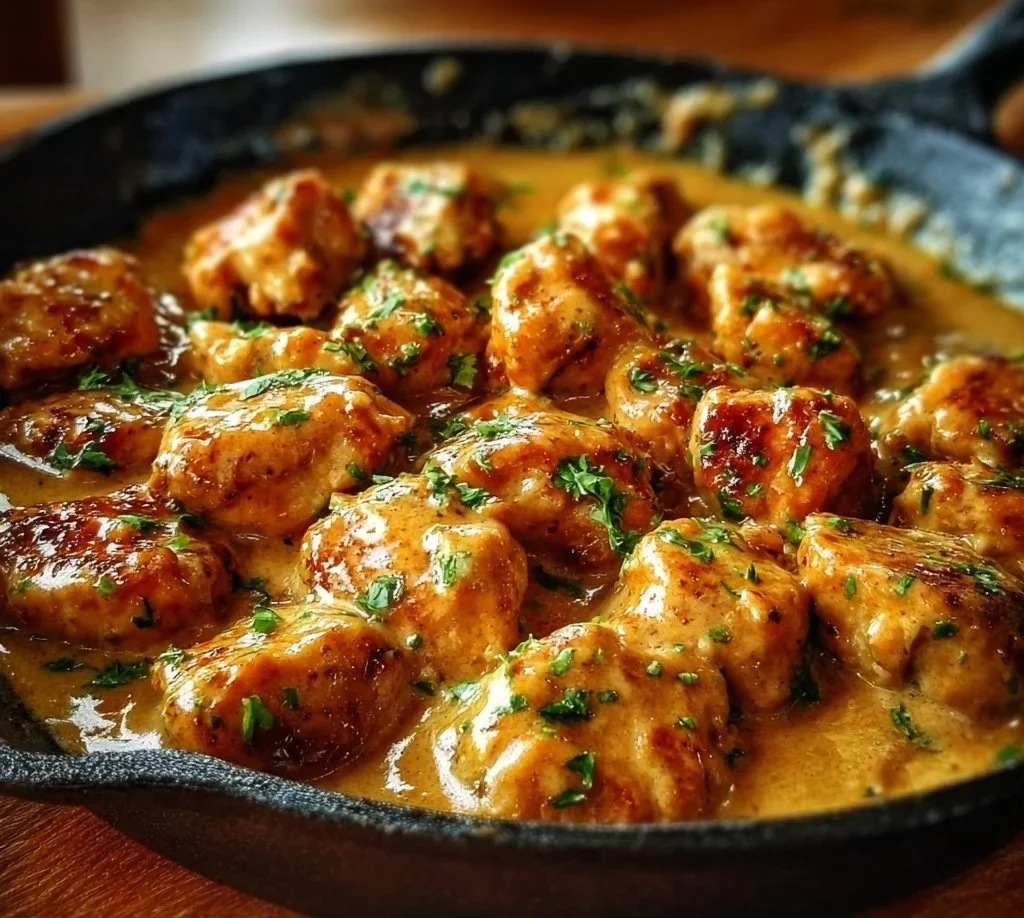 Texas Roadhouse Butter Chicken Skillet with creamy sauce and tender chicken