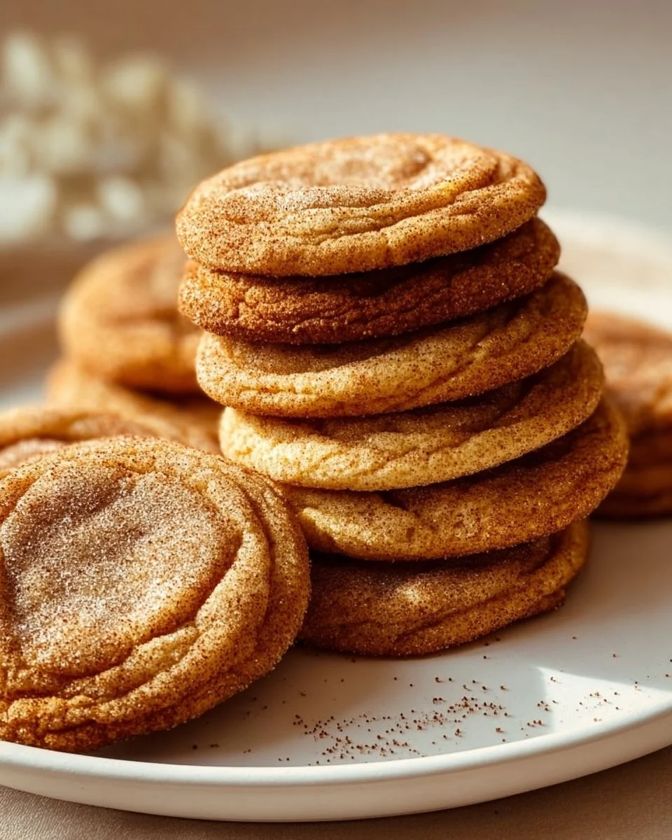 Cinnamon brown butter cookies with a golden, crispy edge and soft center