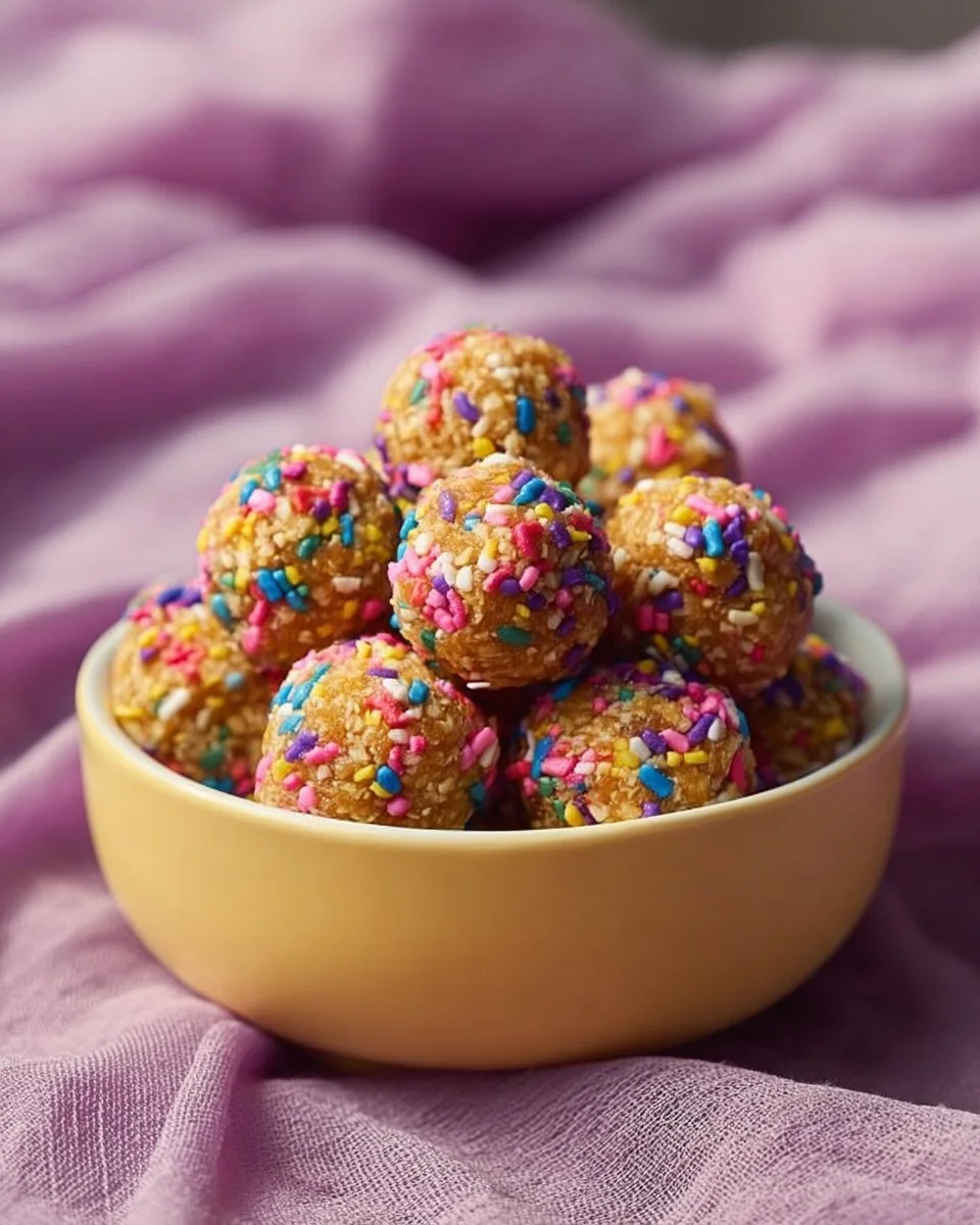 Healthy no-bake energy balls for kids, made with oats and nut butter.