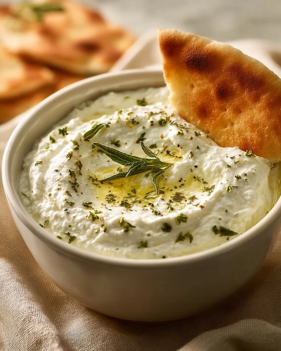 Quick and easy cottage cheese dip served with fresh veggies