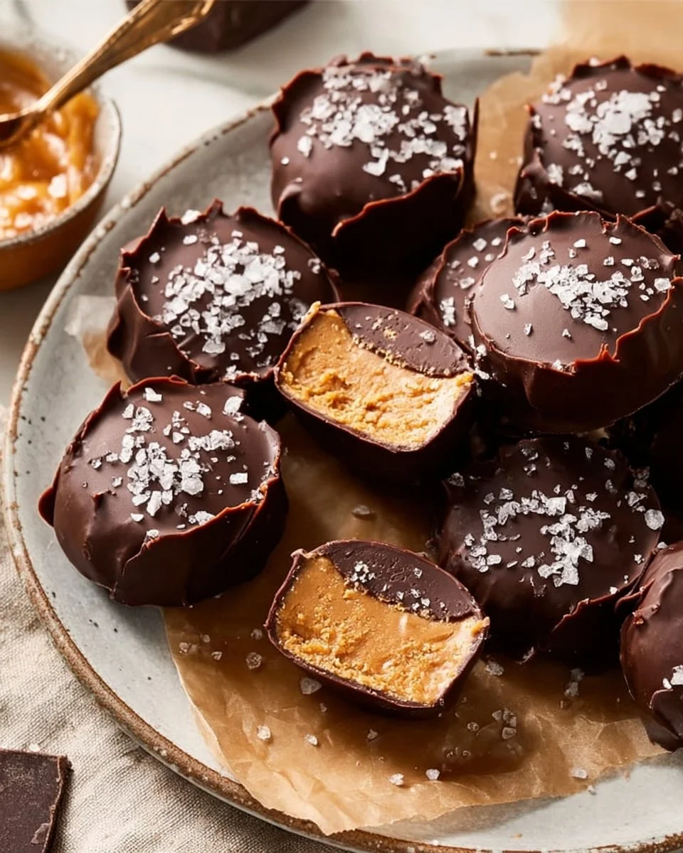 Delicious crunchy peanut butter frozen yogurt bites served in a bowl