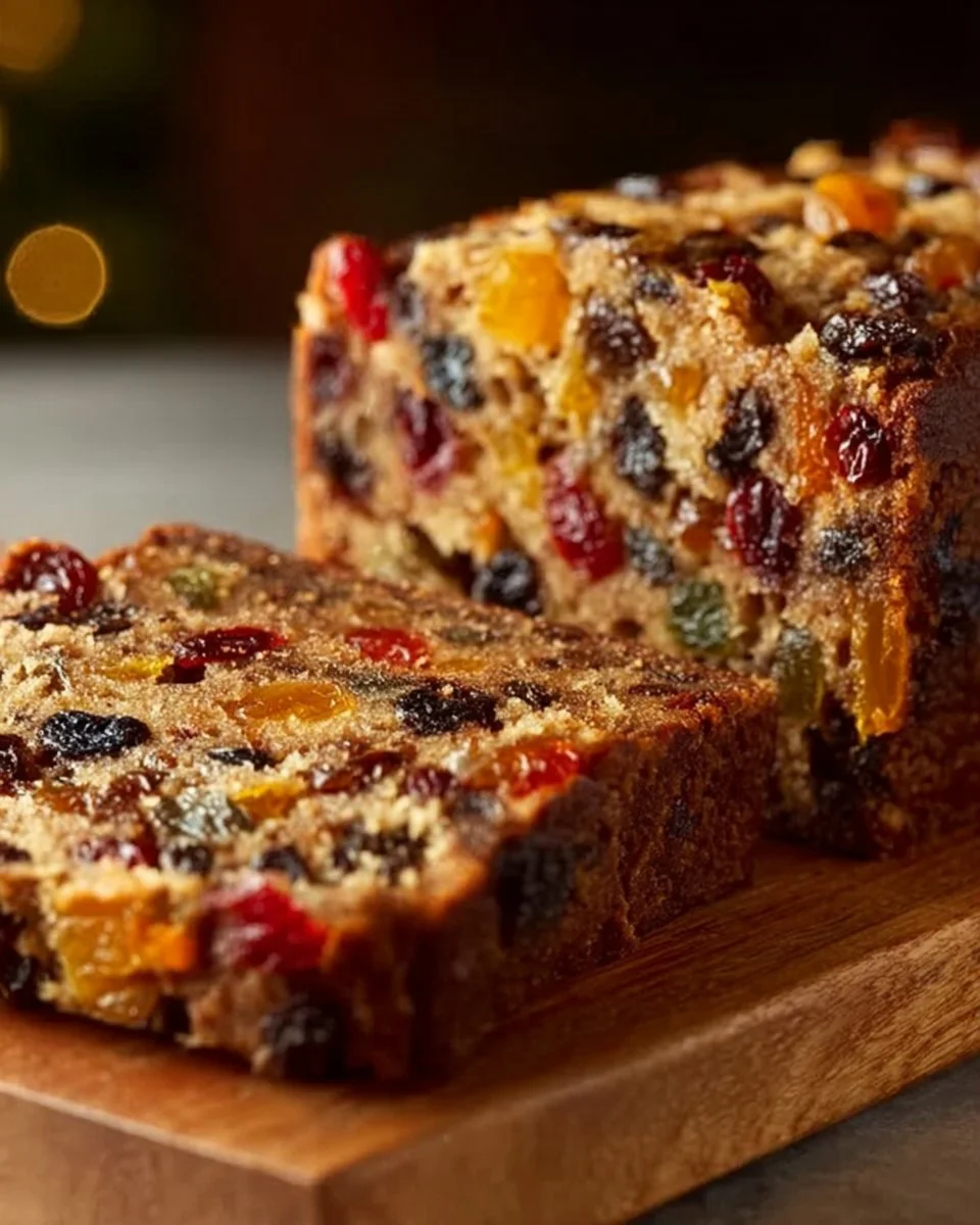 Old-fashioned fruit cake recipe that never fails, filled with rich flavors.