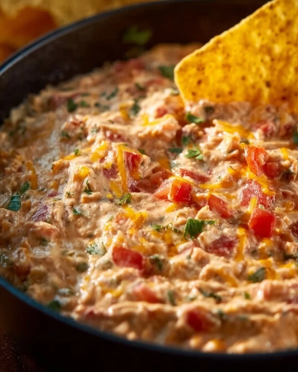 Delicious sausage queso dip made with real cheese served in a bowl.