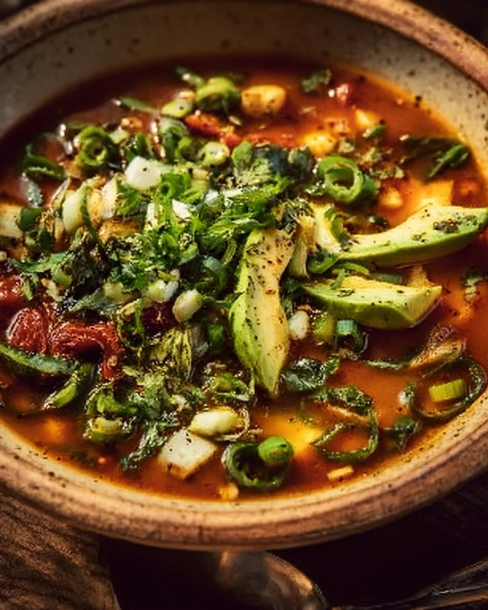Bowl of healthy Cheddar Chicken Chili topped with cheese and herbs
