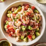 Citrus Shrimp Salad with vibrant ingredients and zesty dressing