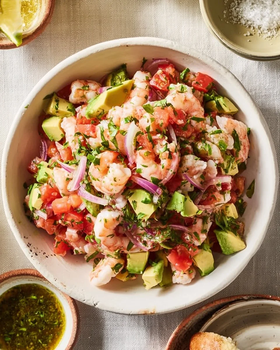 Citrus Shrimp Salad with vibrant ingredients and zesty dressing