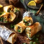 Minute Korean Beef and Avocado Rice Rolls served on a plate